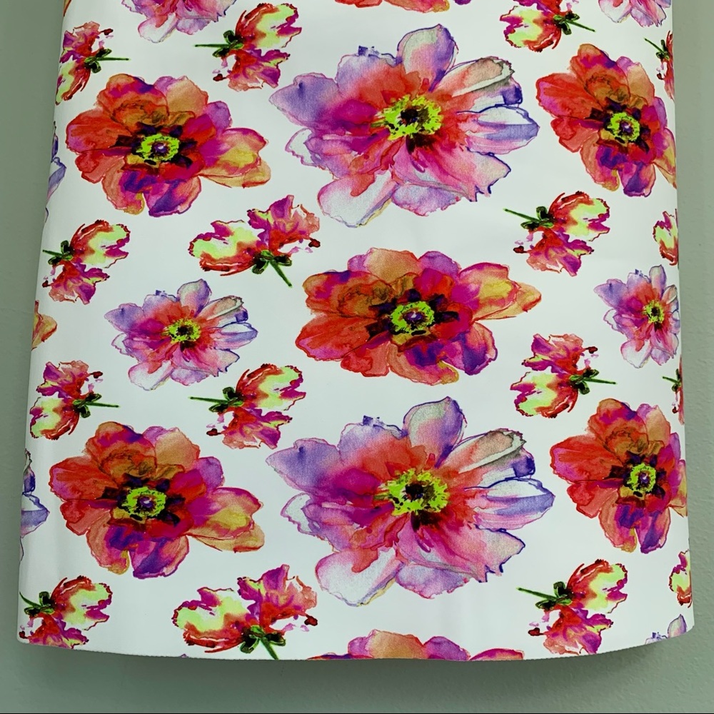 Chiara Boni Floral One Shoulder Dress - Pink and Red - Picture 6 of 12